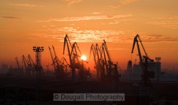 Dawn in St. Petersburg Harbor